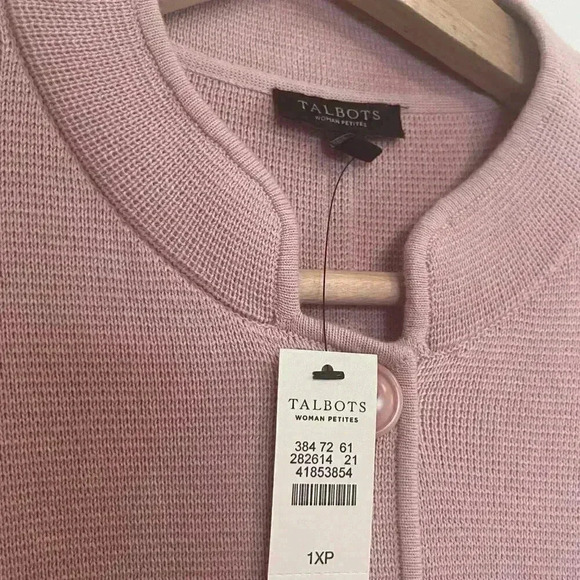 NWT Talbots Woman Petites Sweater Jacket - Picture 4 of 9